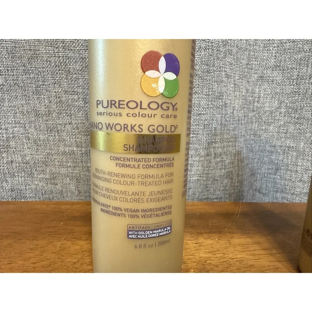 Pureology Nano Works Gold Duo Shampoo & Conditioner 6.8oz Each